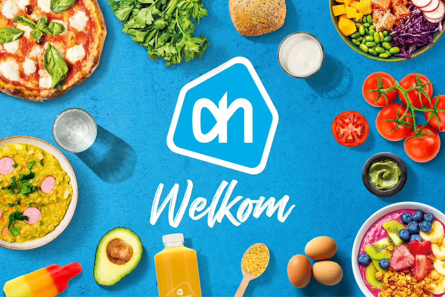 Advertentie van Albert Heijn: Welkom