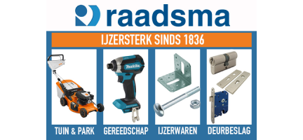 Advertentie van Raadsma: IJzersterk sinds 1836